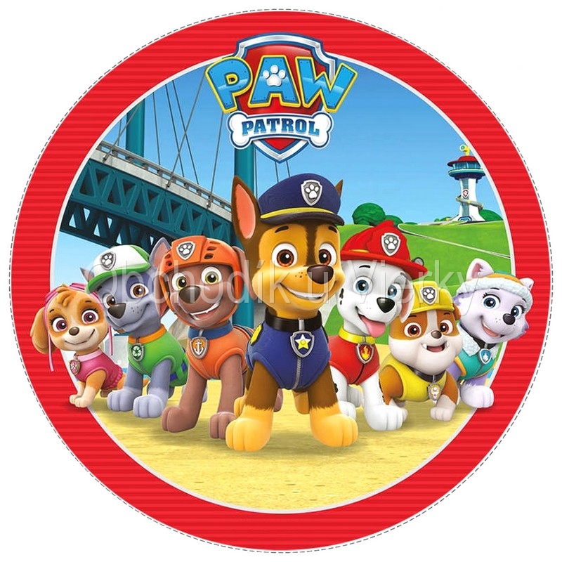 Jedlý obrázok Paw Patrol č. 8134,03